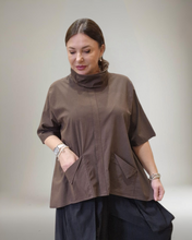 Load image into Gallery viewer, Tunika in Schoko Größe 40 bis 54