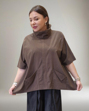 Load image into Gallery viewer, Tunika in Schoko Größe 40 bis 54