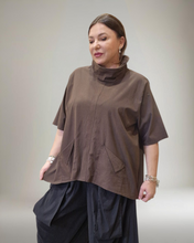 Load image into Gallery viewer, Tunika in Schoko Größe 40 bis 54