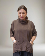 Load image into Gallery viewer, Tunika in Schoko Größe 40 bis 54