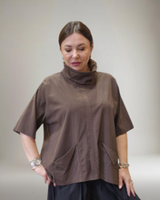 Load image into Gallery viewer, Tunika in Schoko Größe 40 bis 54
