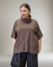 Load image into Gallery viewer, Tunika in Schoko Größe 40 bis 54