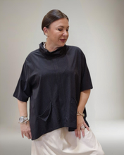 Load image into Gallery viewer, Tunika in Schwarz Größe 40 bis 54
