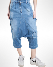 Load image into Gallery viewer, Blue Denim Kollektion Jeans Tiefschritthose Bhaggy Größe 42 bis 48