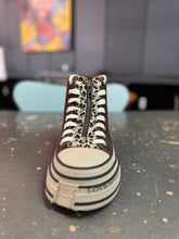 Load image into Gallery viewer, Rebecca White Sneaker Suede Braun mit Leo bis Gr 43