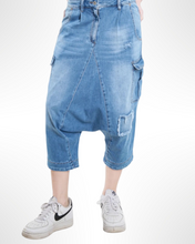 Load image into Gallery viewer, Blue Denim Kollektion Jeans Tiefschritthose Bhaggy Größe 42 bis 48