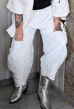 Load image into Gallery viewer, CN-G Sommer Stepp Ballonhose in Weiss & 3 Größen bis Gr 60