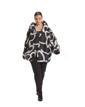 Load image into Gallery viewer, H4 Chiffon Jacke Onesize Oversized Größe 40 bis 62