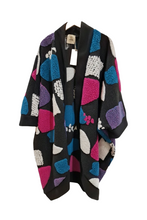 Lade das Bild in den Galerie-Viewer, MOS- Mirror of Style Teddy Cardigan in Pink Beige Schwarz - alle Größen