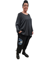 Load image into Gallery viewer, CNG Bhaggy Hose mit Jeanseinsatz Größe 38 bis 56