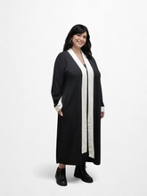 Lade das Bild in den Galerie-Viewer, 𝐒𝐚𝐥𝐞- Kleid 2 Teiler CN-G mit separatem Schal Accessoire in 4 Größen bis Gr 58