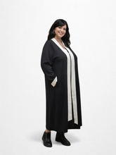 Lade das Bild in den Galerie-Viewer, 𝐒𝐚𝐥𝐞- Kleid 2 Teiler CN-G mit separatem Schal Accessoire in 4 Größen bis Gr 58