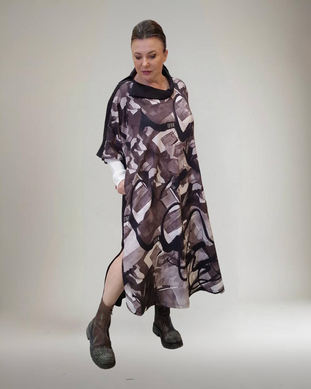 Sale Kleid von CN-G mit Muster in 4 Größen bis Größe 60/62