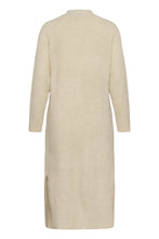 Lade das Bild in den Galerie-Viewer, Oversize Cardigan Strickmantel in Melange Beige Gr 42 bis 64+ - Kaffe Curve
