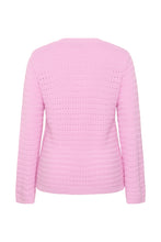 Lade das Bild in den Galerie-Viewer, Sommerpulli mit Lochmuster in Babyrosa Gr 40 bis 62- Kaffe Curve
