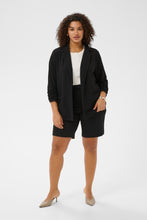 Lade das Bild in den Galerie-Viewer, Elegante City-Shorts mit hohem Komfort in Schwarz - Kaffe Curve – bis Gr 60
