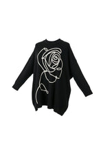 Lade das Bild in den Galerie-Viewer, Pullover in 3 Farben Beige, Schwarz und Weiss bis Größe 64
