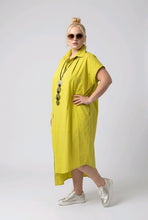 Lade das Bild in den Galerie-Viewer, Mädchenglück Tunika Kleid in 3 Farben - Limoncello/Grau/Schwarz bis Gr 64
