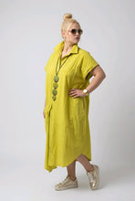 Lade das Bild in den Galerie-Viewer, Mädchenglück Tunika Kleid in 3 Farben - Limoncello/Grau/Schwarz bis Gr 64
