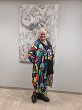 Lade das Bild in den Galerie-Viewer, SALE Regenmantel Picasso von CN-G in bunt und 3 Größen bis Größe 62
