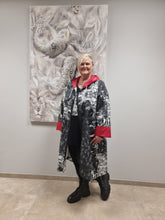 Load image into Gallery viewer, CN-G Regenmantel mit Motiv Katze in 3 Größen bis Gr 58/60
