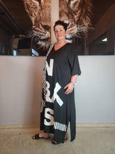 Lade das Bild in den Galerie-Viewer, CN-G Kleid in 3 Größen Schwarz Weiss bis Größe 58/60
