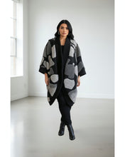 Lade das Bild in den Galerie-Viewer, MOS- Mirror of Style Teddy Cardigan in Grau Antra Schwarz - alle Größen
