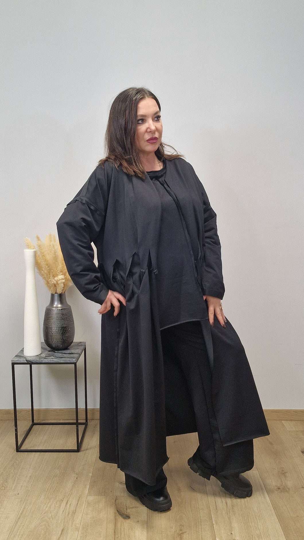 B-One 3 Teiler bestehend aus Pulli, Hose und Mantelüberwurf Gr 42 bis 54