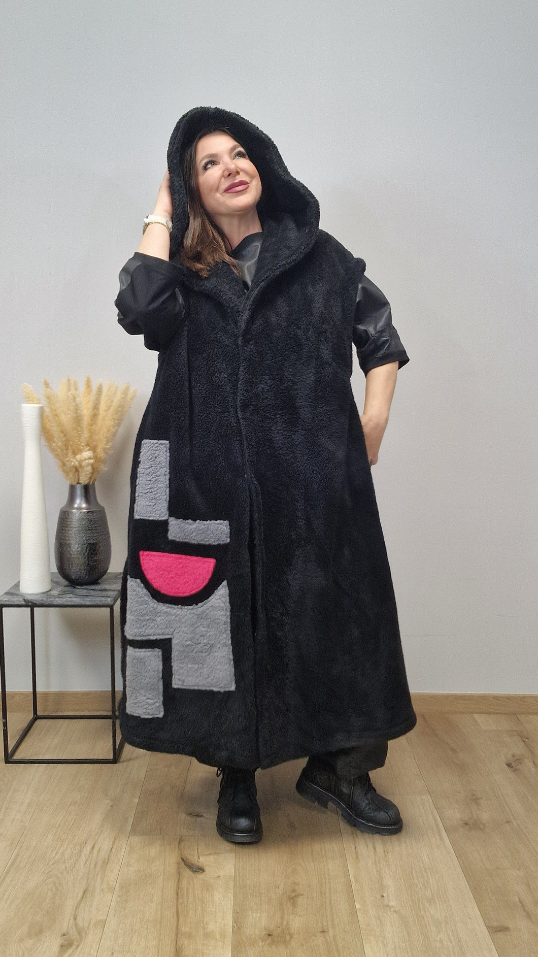 Teddy Weste mit Kapuze von CNG bis Größe 62- kurzzeitig im Halloween Special