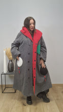 Load image into Gallery viewer, CNG Boucle Mantel bis Größe 62 mit liebevollen Details- kurzzeitig im Halloween Special
