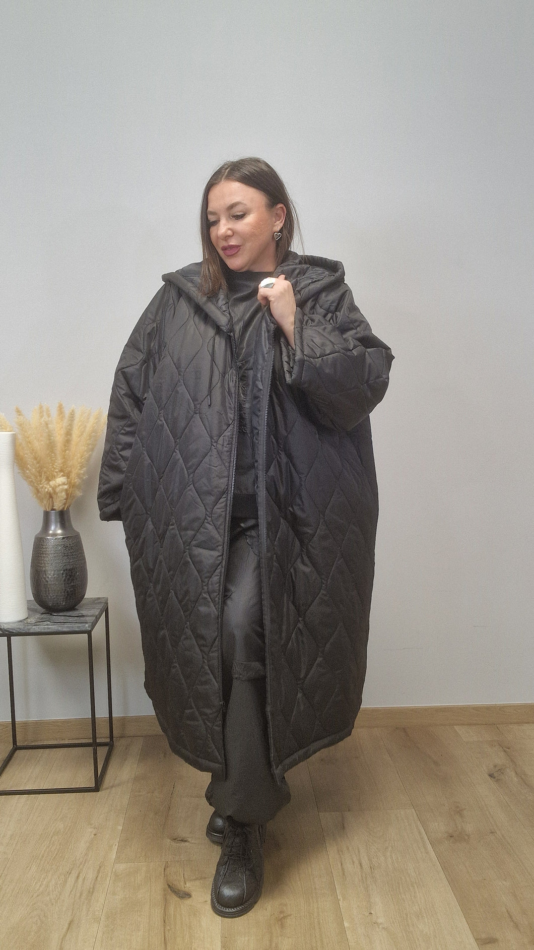 CNG Steppmantel mit Kapuze bis Größe 58/60- kurzzeitig im Halloween Special