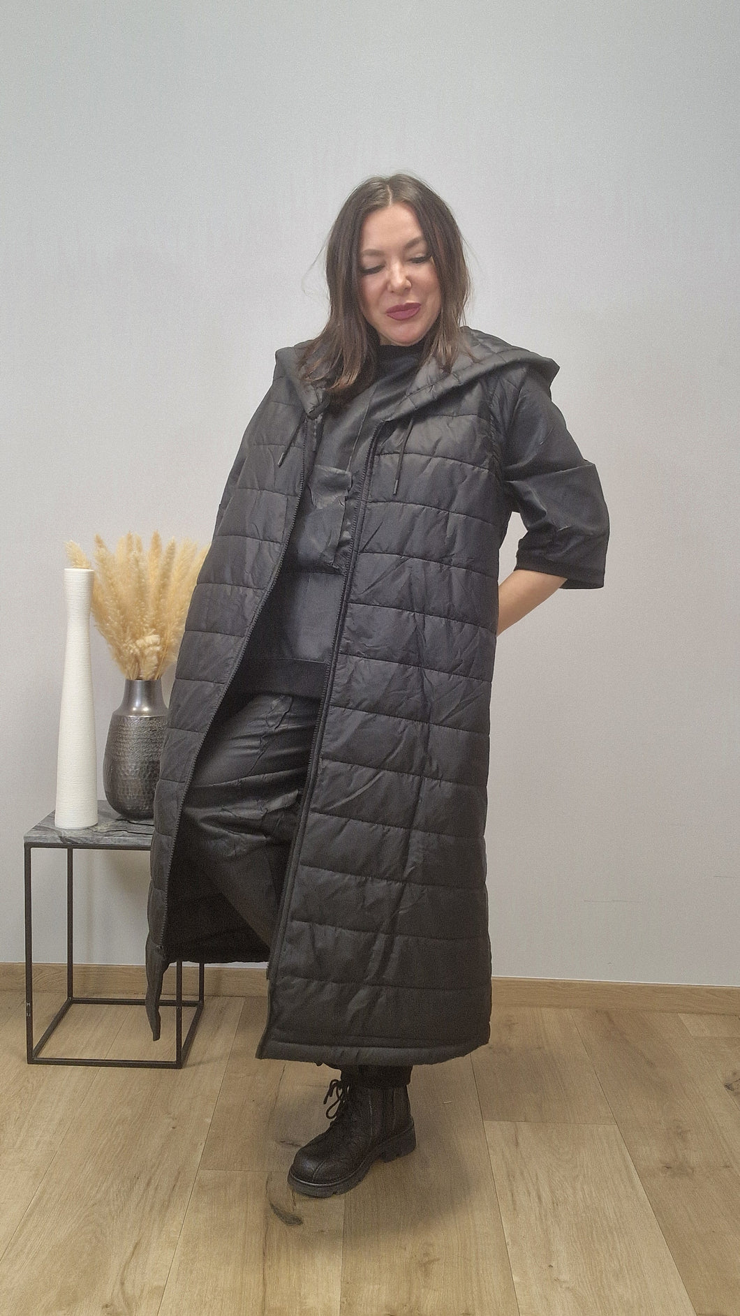 CNG Steppweste mit Kapuze Größe 40 bis 60- kurzzeitig im Halloween Special