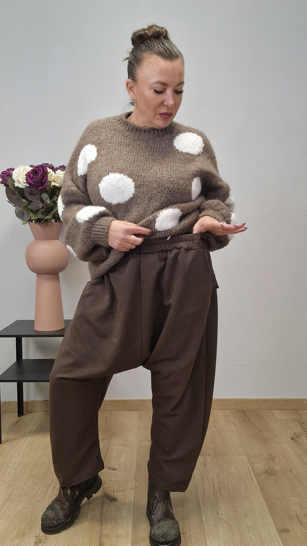 Mirror Style Bhaggy Luna in Schoko Größe 40 bis 52 Onesize