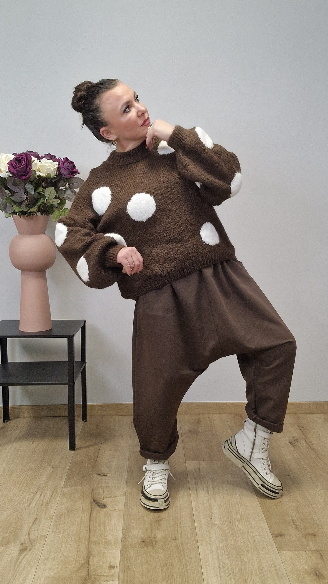 Kuscheliger Pullover Mila in 10 Farben Größe 40 bis 60 - Onesize