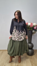 Lade das Bild in den Galerie-Viewer, Wunderschöner Ballonrock in Khaki Größe 40 bis 60 - Gozzip
