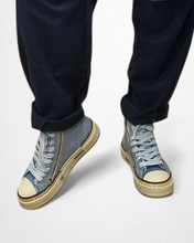 Lade das Bild in den Galerie-Viewer, Rebecca White Sneaker D&amp;W Jeans bis Gr 37 bis 42 in Jeansblau
