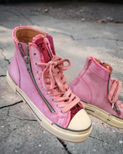 Lade das Bild in den Galerie-Viewer, Rebecca White Sneaker D&amp;W Rosewood bis Gr 37 bis 42 in Rosa
