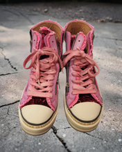 Lade das Bild in den Galerie-Viewer, Rebecca White Sneaker D&amp;W Rosewood bis Gr 37 bis 42 in Rosa
