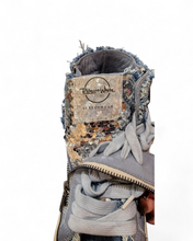 Lade das Bild in den Galerie-Viewer, Rebecca White Sneaker D&amp;W Jeans bis Gr 37 bis 42 in Jeansblau
