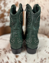 Load image into Gallery viewer, Rebecca White Cowboy Stiefel/Boots Golden Nappa Moutaine View Green
