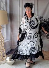 Lade das Bild in den Galerie-Viewer, Darkwin 2 Teiler Kleid / Kaftan bis Größe 56
