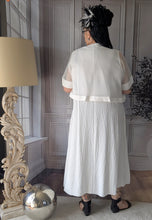 Lade das Bild in den Galerie-Viewer, Mädechenglück 2 Teiler Kleid &quot;Tanja&quot; mit Netzjacke in Weiss
