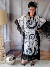 Lade das Bild in den Galerie-Viewer, Darkwin 2 Teiler Kleid / Kaftan bis Größe 56
