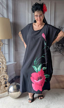 Lade das Bild in den Galerie-Viewer, CNG Sommerkleid in Schwarz Pink Grün Oversize Style alle Größen
