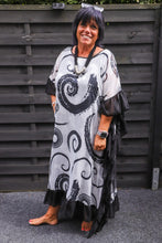 Lade das Bild in den Galerie-Viewer, Darkwin 2 Teiler Kleid / Kaftan bis Größe 56
