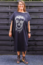 Load image into Gallery viewer, Skull/ Totenkopf Kleid in 3 Farben bis Gr 60 1888
