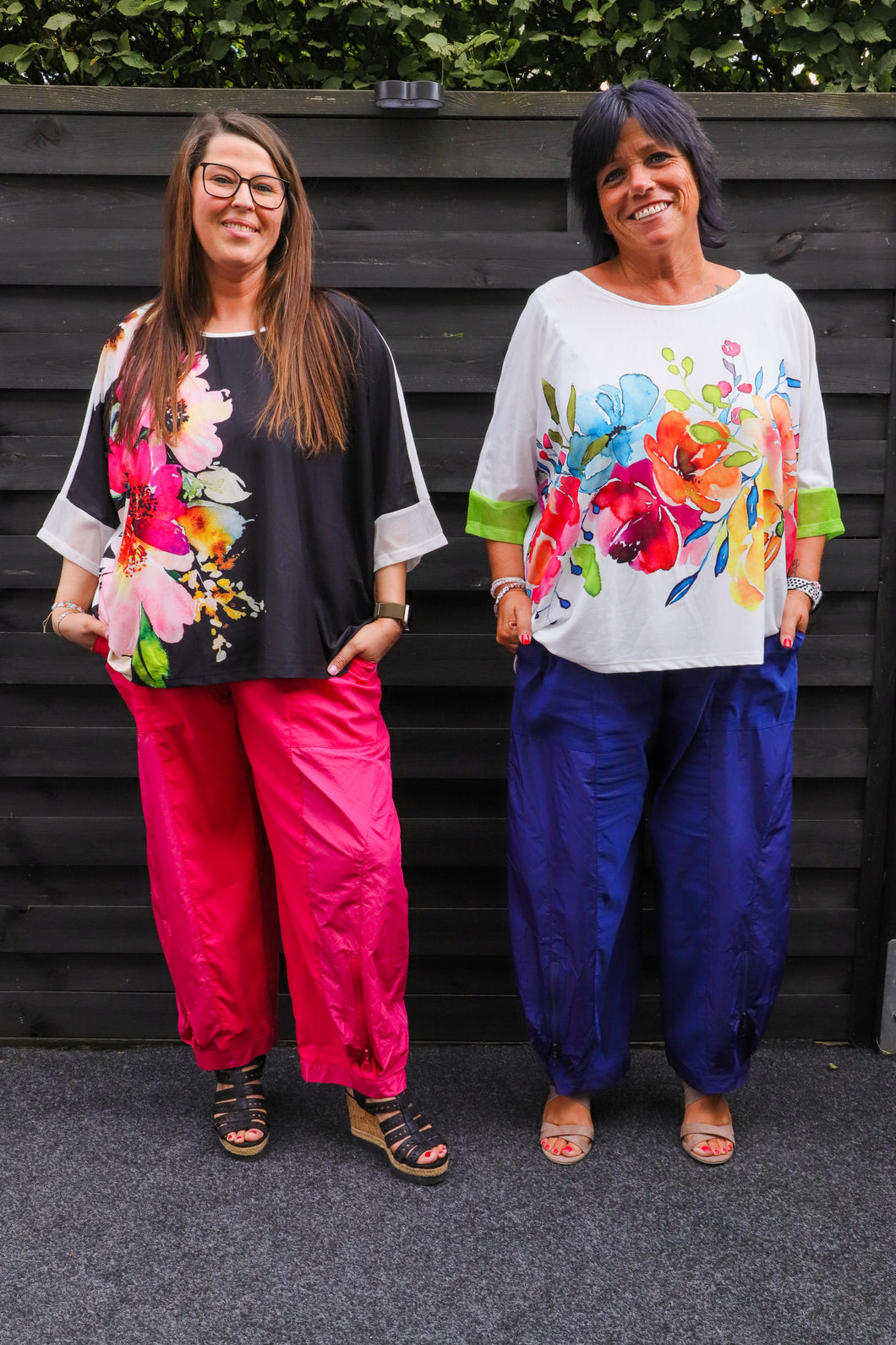 CN-G Tunika mit floralem Design bis Größe 60