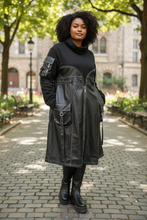 Lade das Bild in den Galerie-Viewer, H4 Kleid 2780 mit Leder
