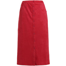 Lade das Bild in den Galerie-Viewer, Stylischer Maxi Rock in Rot Größe 42 bis 62/64 - Studio

