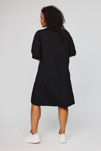Load image into Gallery viewer, Lässiges Sweat-Kleid mit Zipper- und Streifen-Details bis Gr 62 - Studio
